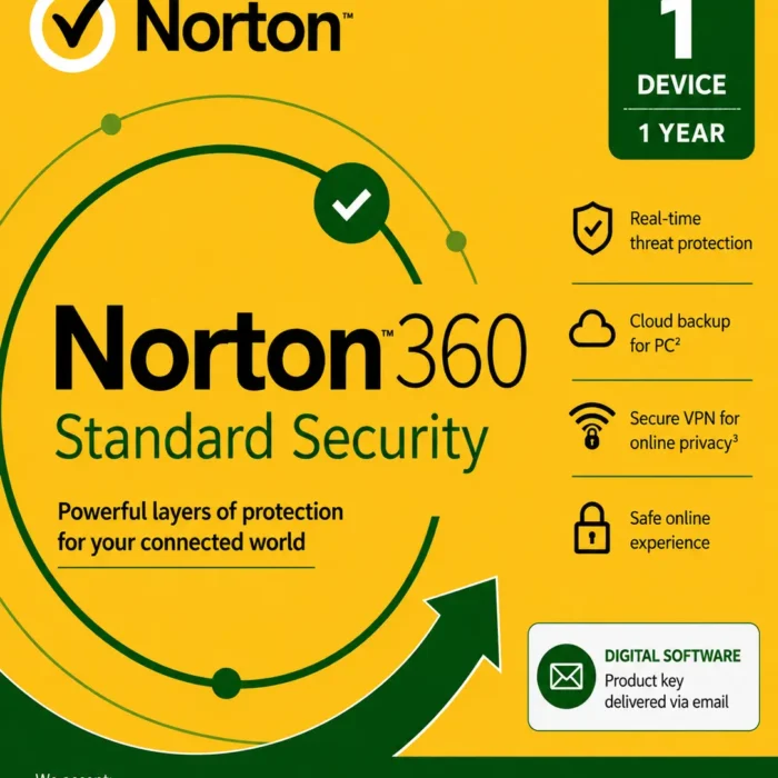 Norton 360 Standard – 1 Device, 1 Year | USA/Canada