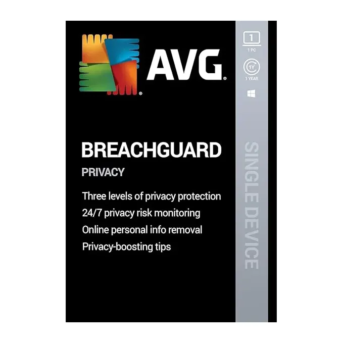 AVG BreachGuard 1-Year / 1-PC, Activation Code by email