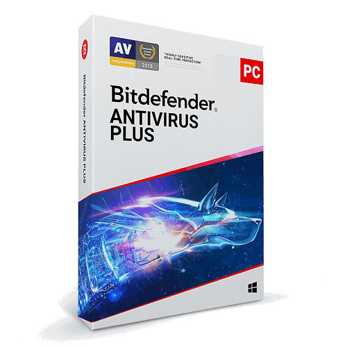 Bitdefender Antivirus Plus - -Year / 3-PC - USA & Canada, Activation Code by email