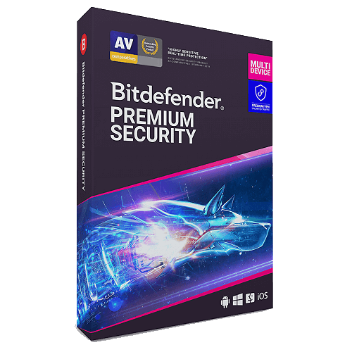 Bitdefender Premium Security - 2-Year / 5-Device - USA/ Canada, Activation Code by email