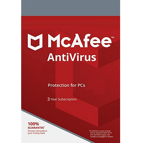 McAfee AntiVirus - 3-Year / 1-PC, USA / Canada, Activation Code by email
