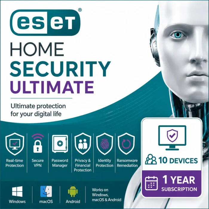 ESET HOME Security Ultimate – 10 Devices, 1 Year